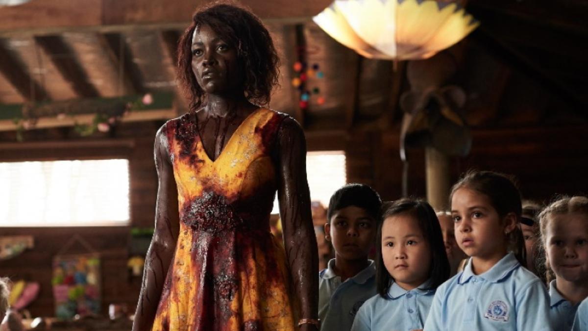 Miss Caroline (Lupita Nyong'o) faces a very kid-unfriendly threat in Little Monsters.
