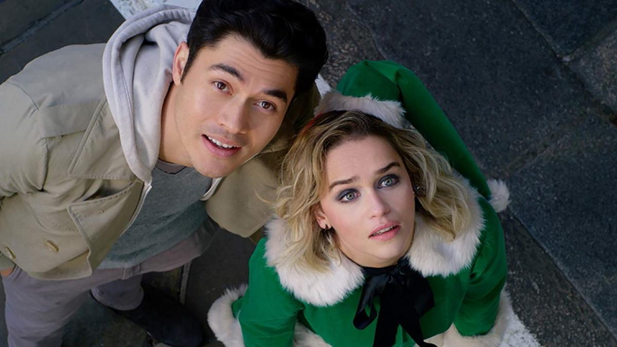 Tom (Henry Golding) and Kate (Emillia Clarke) are looking for Yuletide love in Paul Feig's Last Christmas.