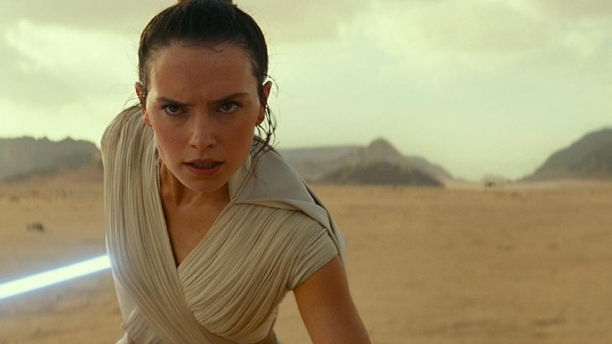 Rey (Daisy Ridley) faces the Dark Side one last time in J.J. Abrams 'Star Wars: The Rise of Skywalker'.