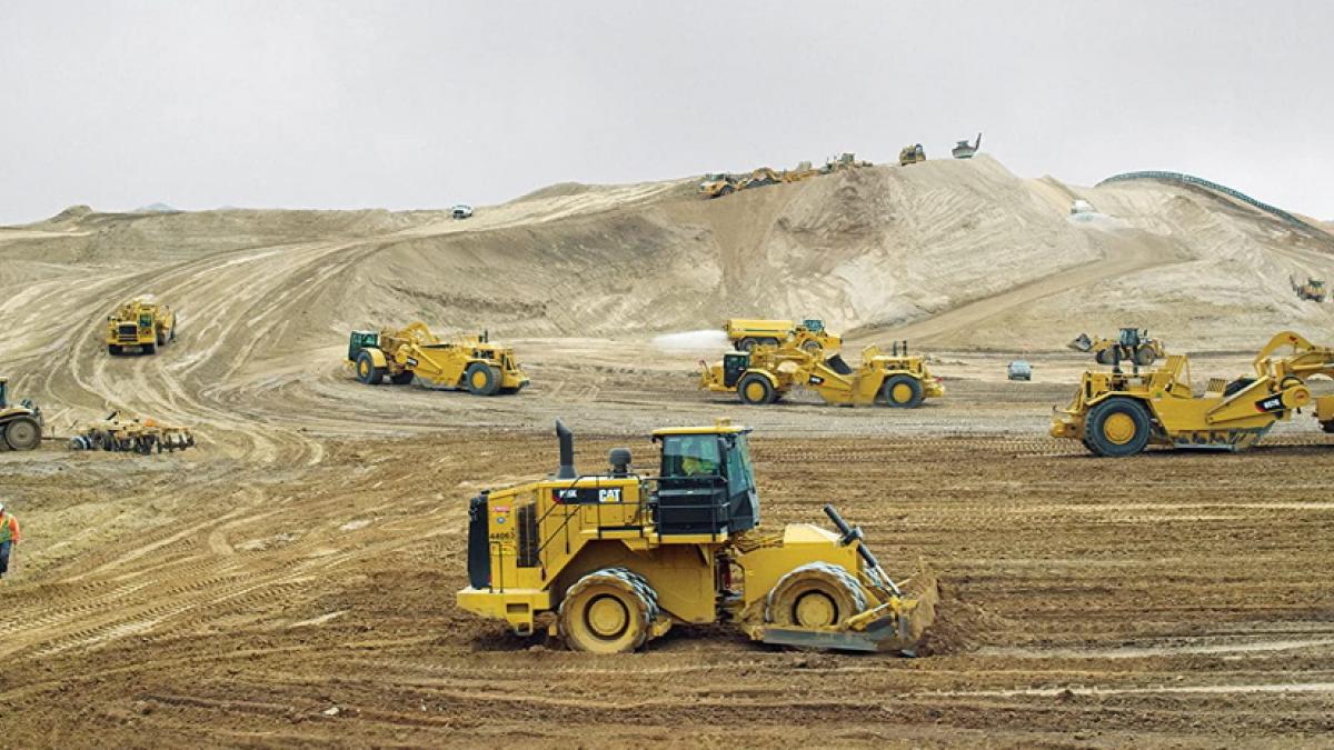 Heavy machinery moves terra firma in Nikolaus Geyrhalter's 'Earth'.