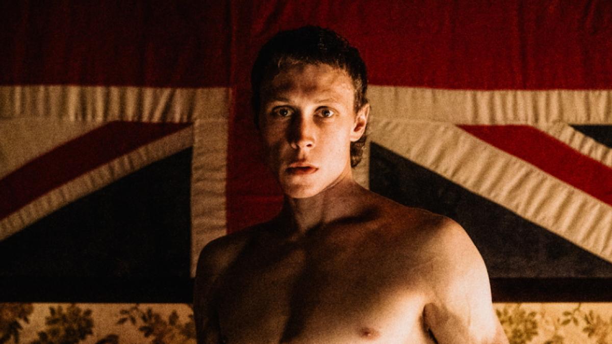 Ned Kelly (George MacKay) faces down the British empire in Justin Kurzel's 'True History of the Kelly Gang'.