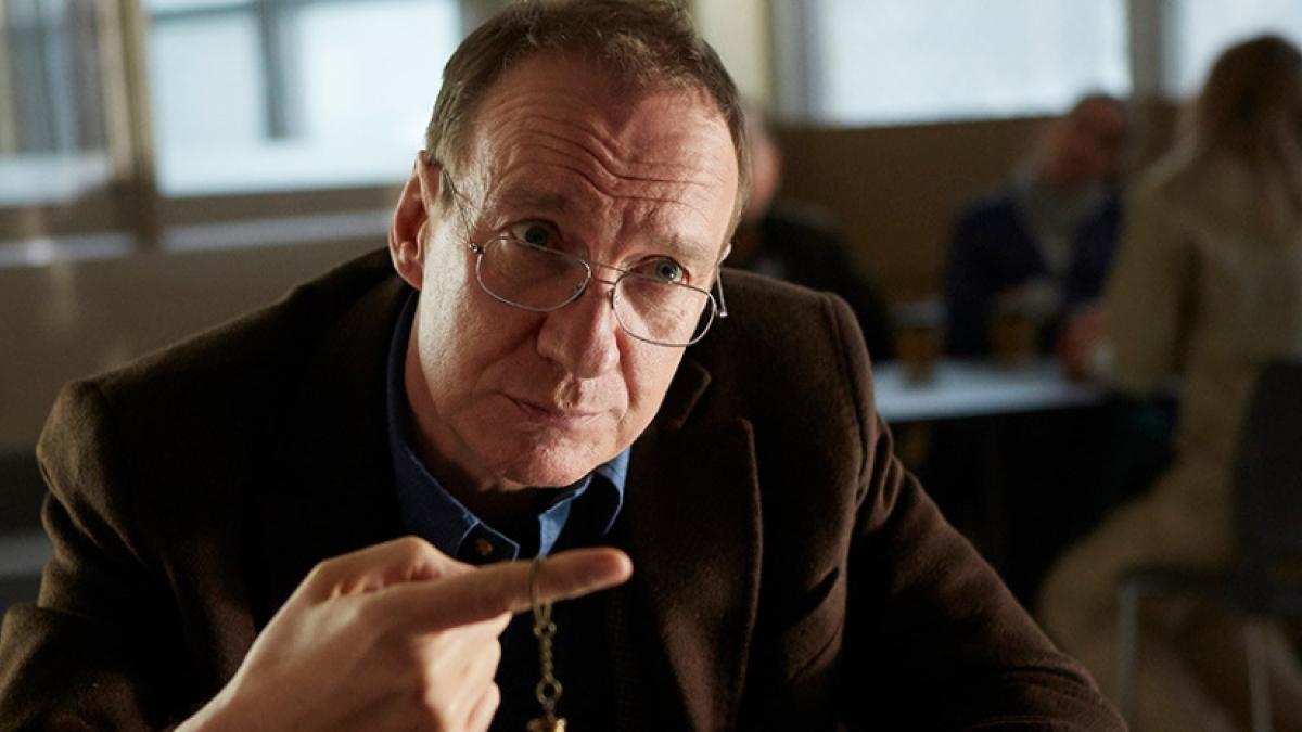 David Thewlis is a public health inspector embroiled in a family mystery in Atom Egoyan's 'Guest of Honour'.