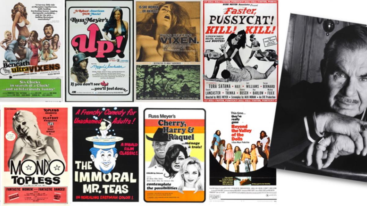 Posters from the ten best films of director Russ Meyer.
