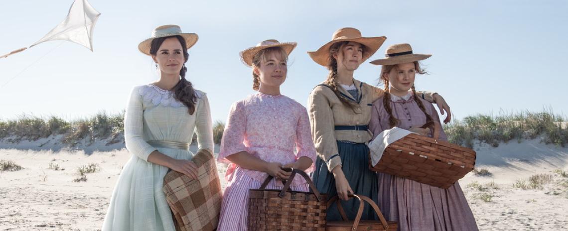 Meg, Amy Jo, and Beth March (left to right: Emma Watson, Florence Pugh, Saoirse Ronan, and Eliza Scanlen) are doing it for themselves in Greta Gerwig's 'Little Women'.