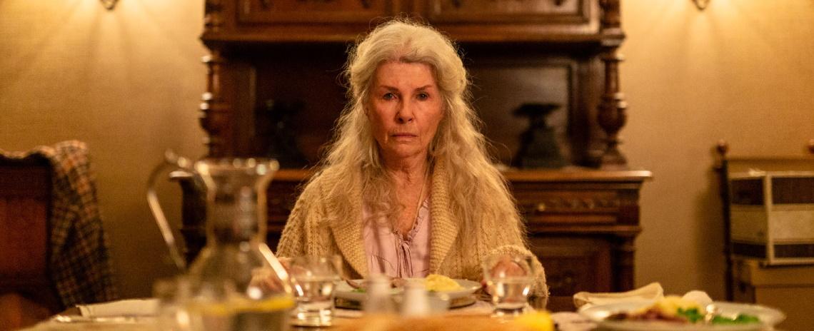 Robyn Nevin is a elderly widow struggling against an invading presence in Natalie Erika James' 'Relic'.