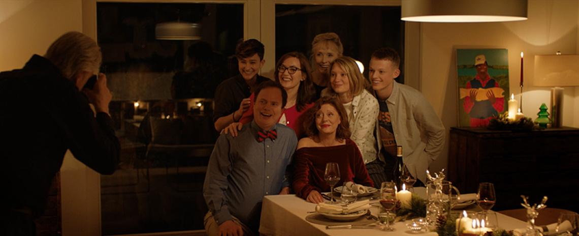 Susan Sarandon (right front) is a matriarch who arranges to bring her family together one last time in Roger Michell's 'Blackbird'.