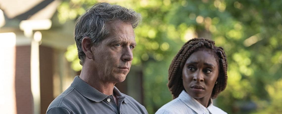 Ben Mendelsohn (left) and Cynthia Erivo are on the trail of a monster in Richard Price's 'The Outsider'.